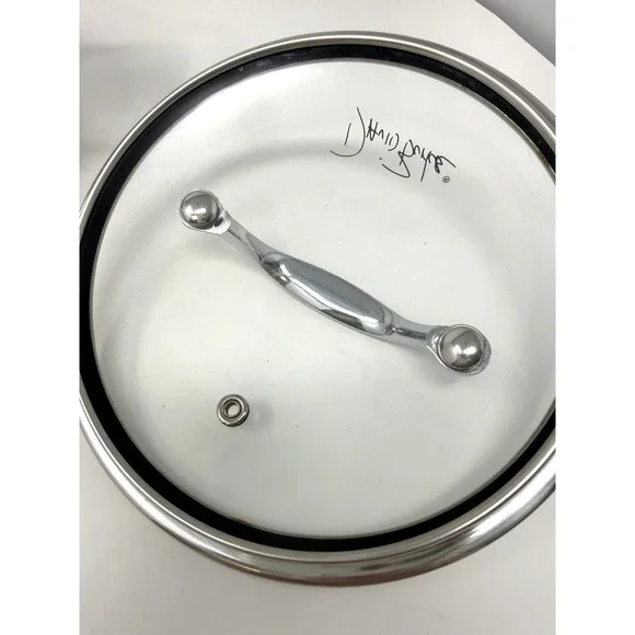 David Burke Restaurateur Splendor Series Stock Pot With Glass Lid 2 QT Cookware - Picture 3 of 10